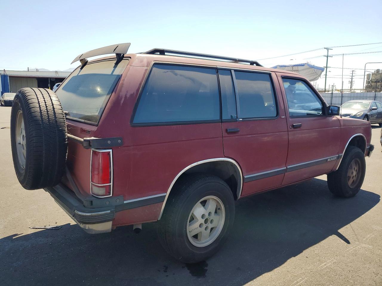1991 Chevrolet Blazer S10 Burgundy vin: 1GNDT13Z3M2196073