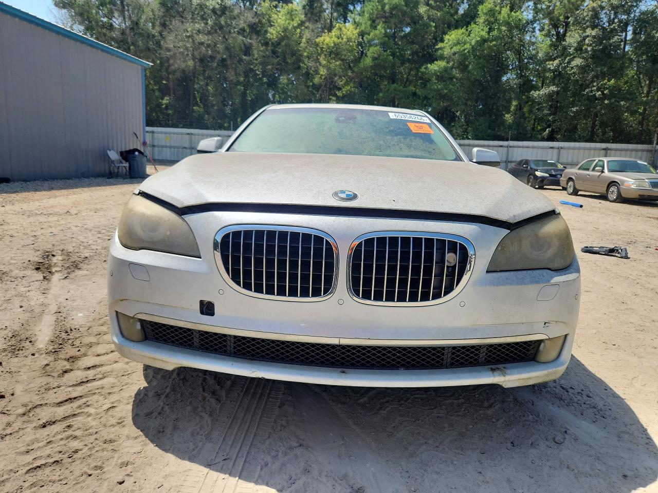 2009 Bmw 750 Li White vin: WBAKB835X9CY60053