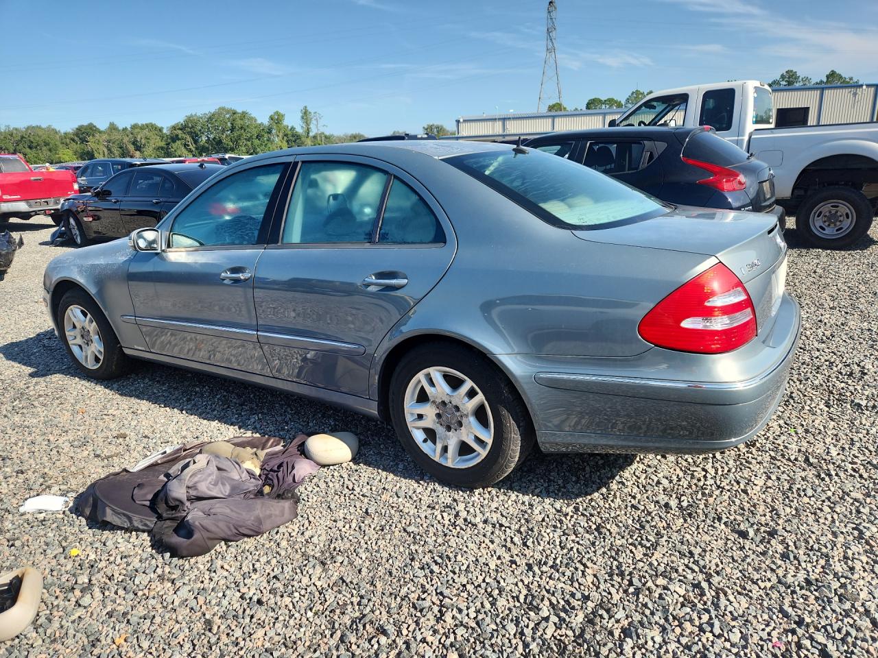 2006 Mercedes-benz E 350 Blue vin: WDBUF56J06A805057