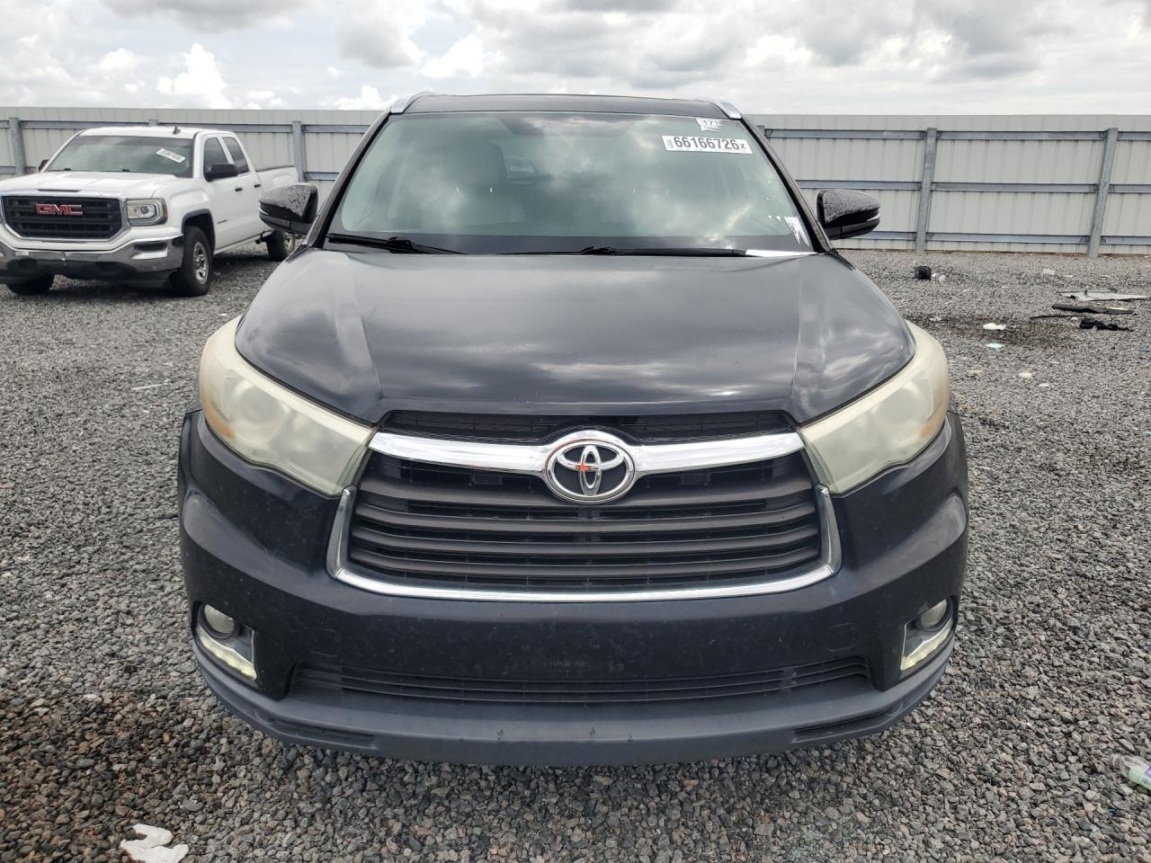 2014 Toyota Highlander Limited Black vin: 5TDYKRFH1ES031809