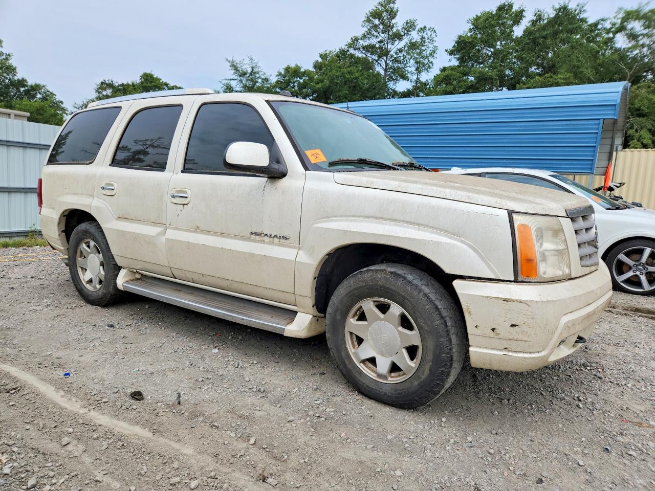 2005 Cadillac Escalade Luxury White vin: 1GYEC63N15R258144