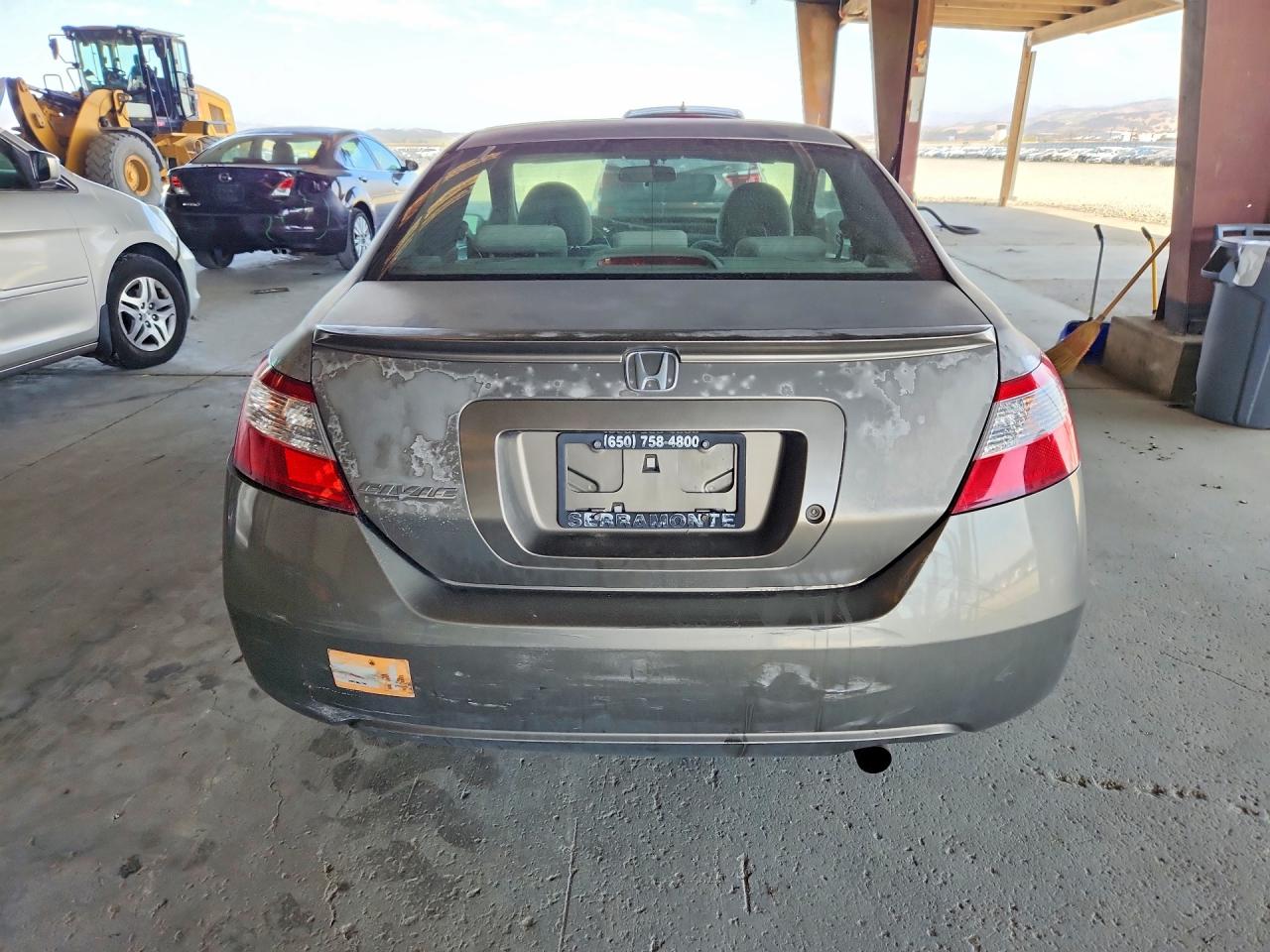 2006 Honda Civic Lx Gray vin: 2HGFG12636H548786