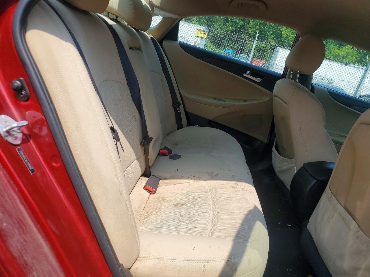 2014 Hyundai Sonata Gls Красный vin: 5NPEB4AC2EH944831