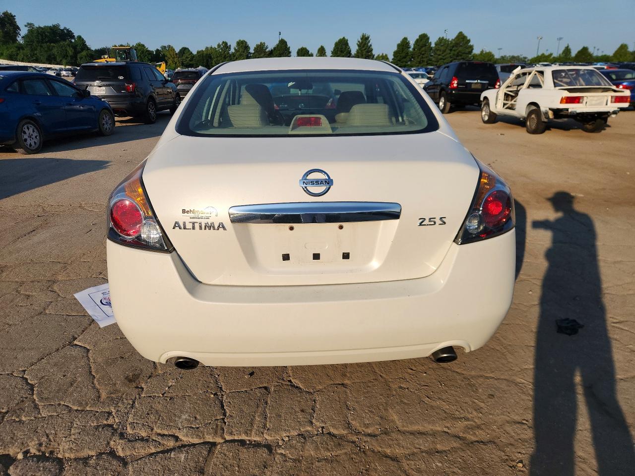 2012 Nissan Altima 2.5 White vin: 1N4AL2AP6CN442765