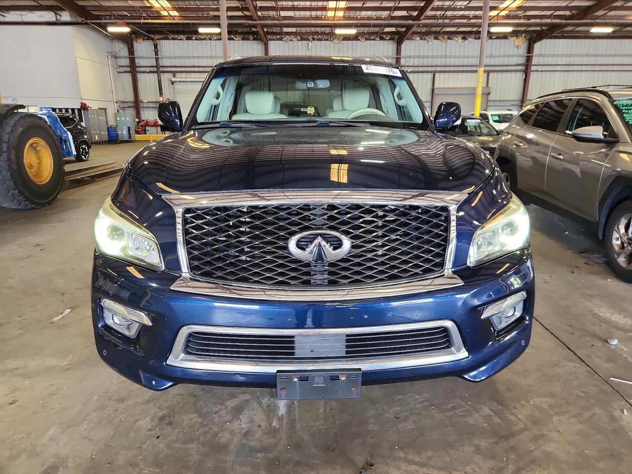 2015 Infiniti Qx80 Base Blue vin: JN8AZ2NFXF9574150