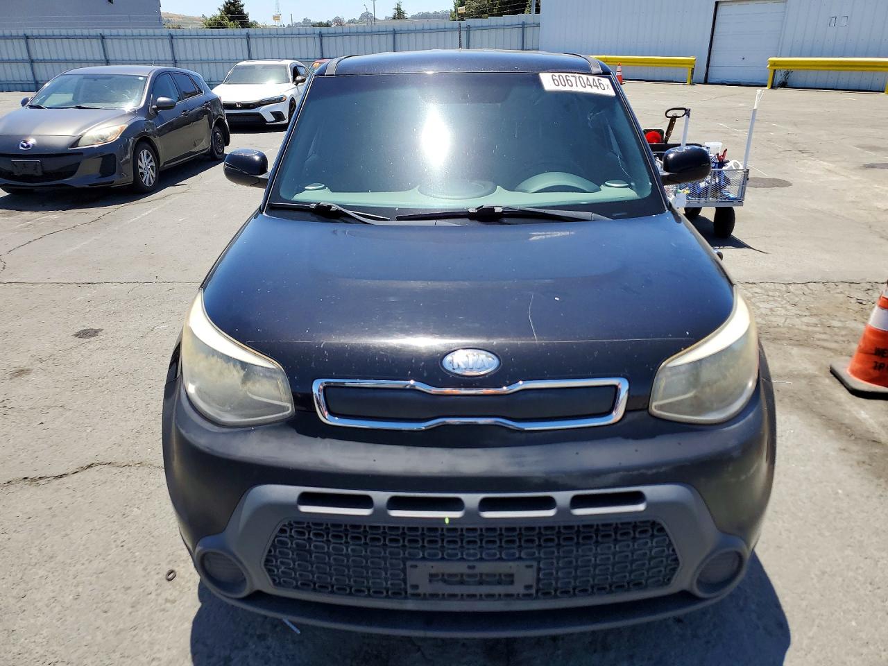 2014 Kia Soul Base Черный vin: KNDJN2A23E7040542