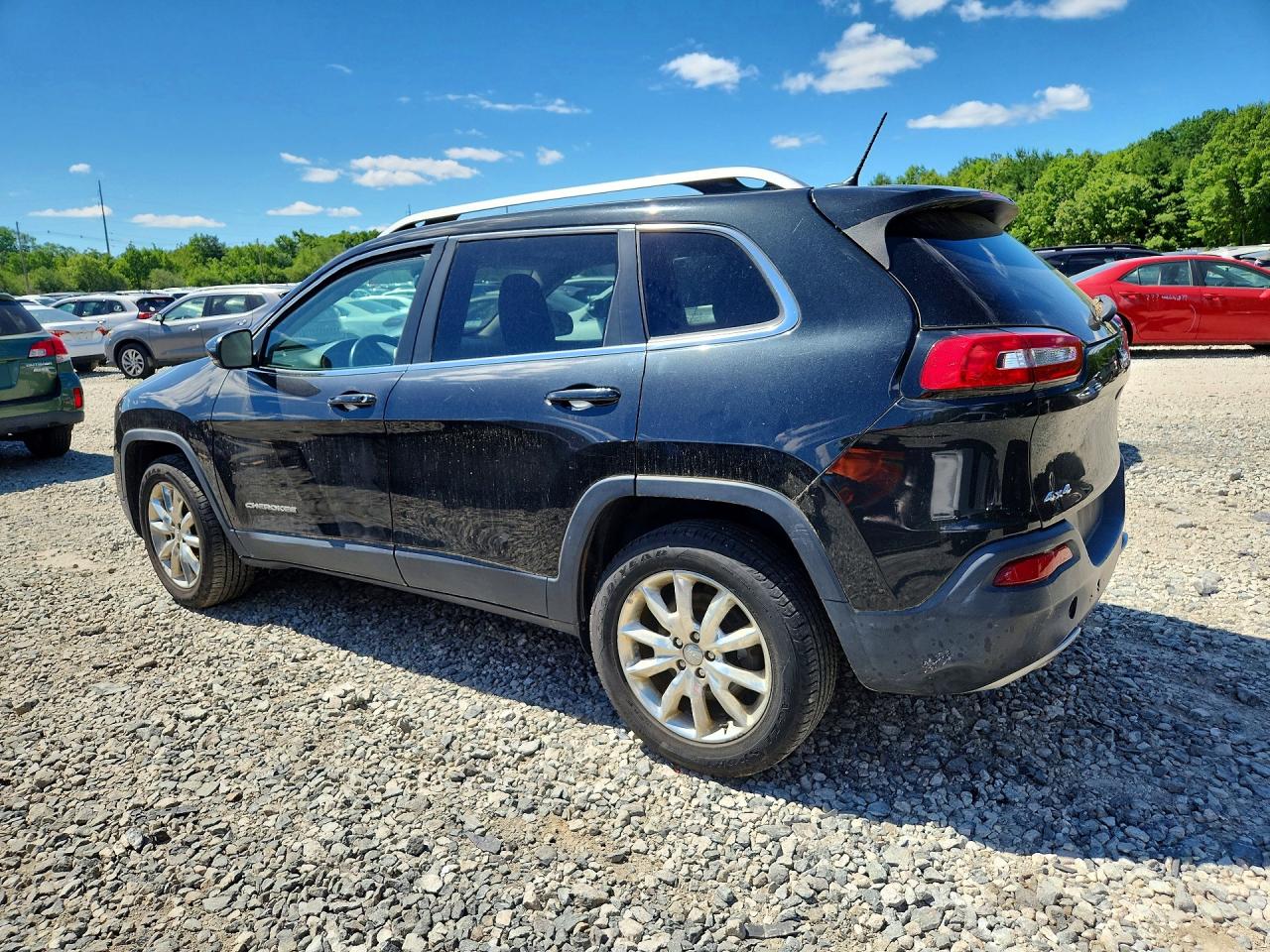 2015 Jeep Cherokee Limited Black vin: 1C4PJMDB3FW763912