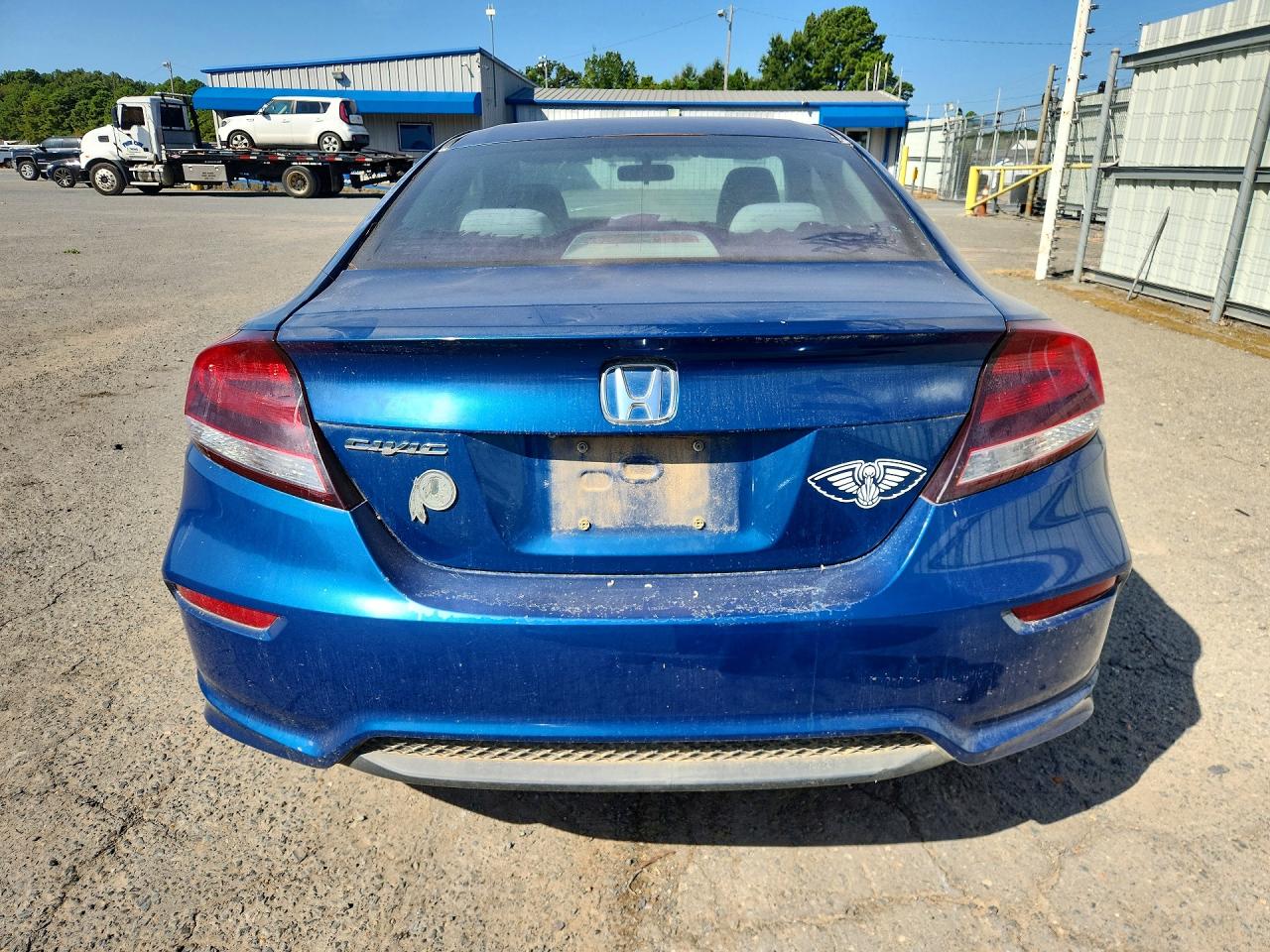 2014 Honda Civic Lx Blue vin: 2HGFG3B56EH516061