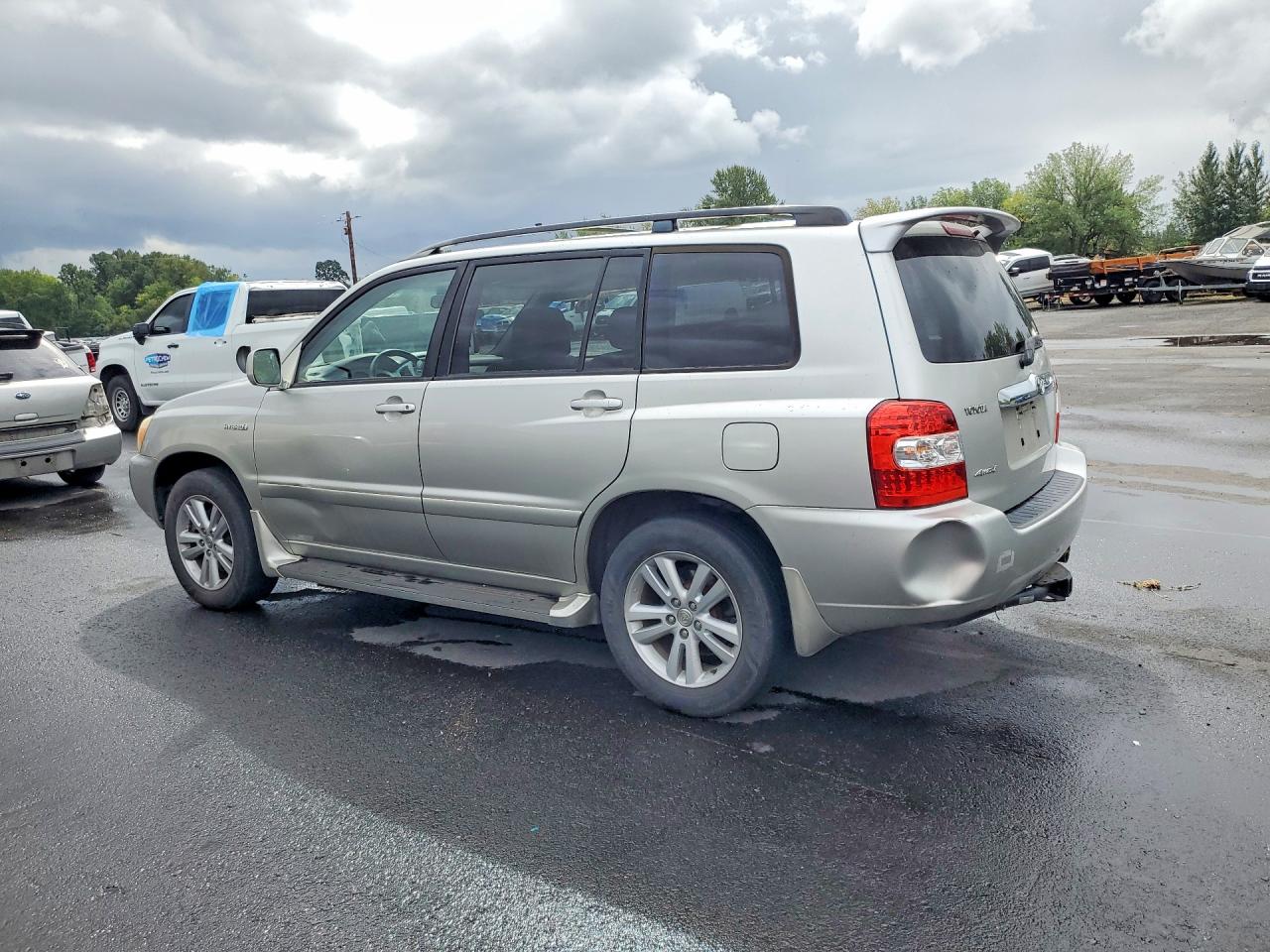2006 Toyota Highlander Hybrid Silver vin: JTEEW21A660017963