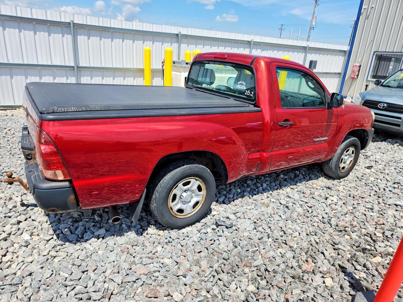 2008 Toyota Tacoma Base Red vin: 5TENX22N38Z533722