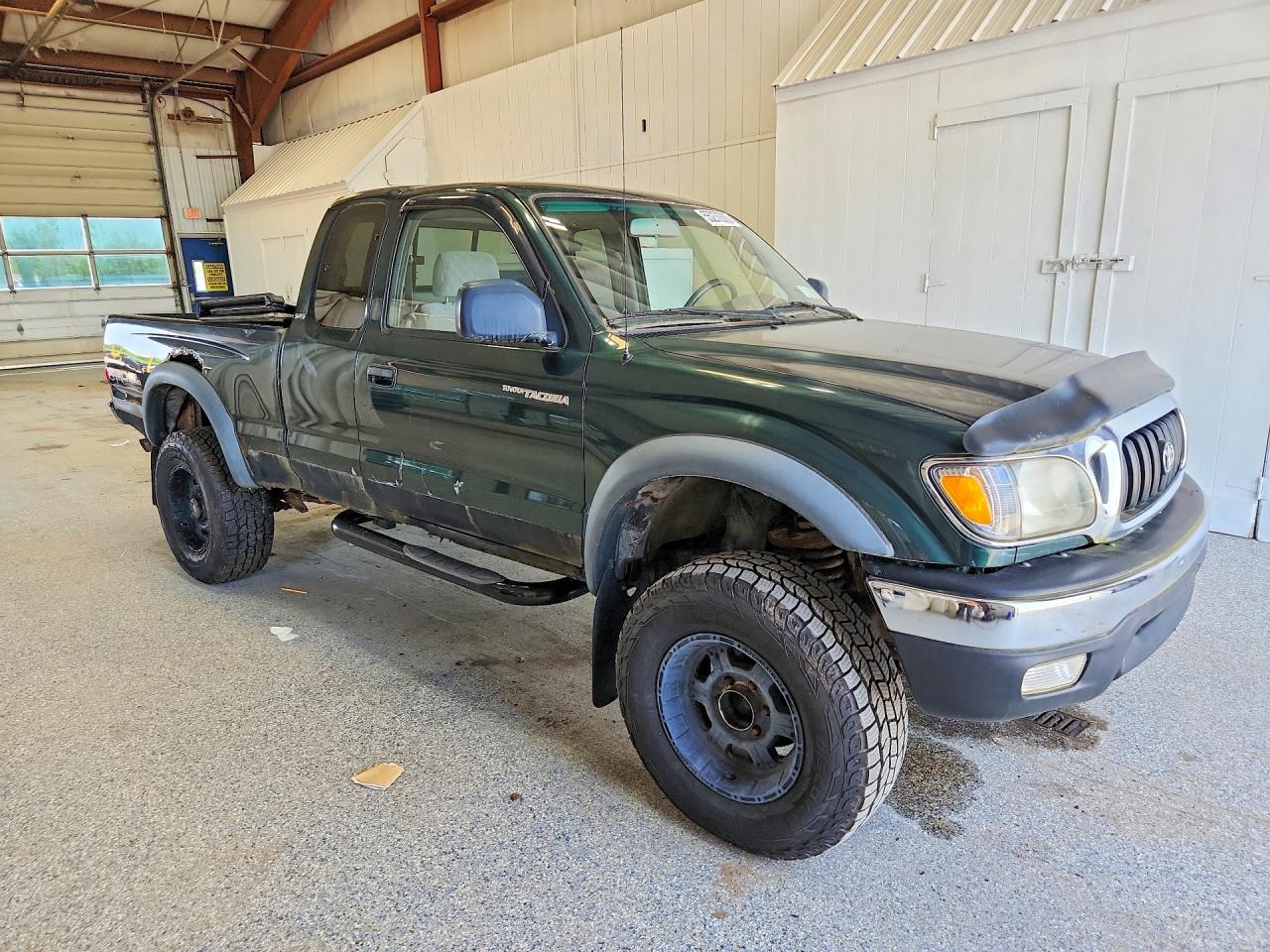 2003 Toyota Tacoma Xtracab Green vin: 5TEWN72N93Z238544