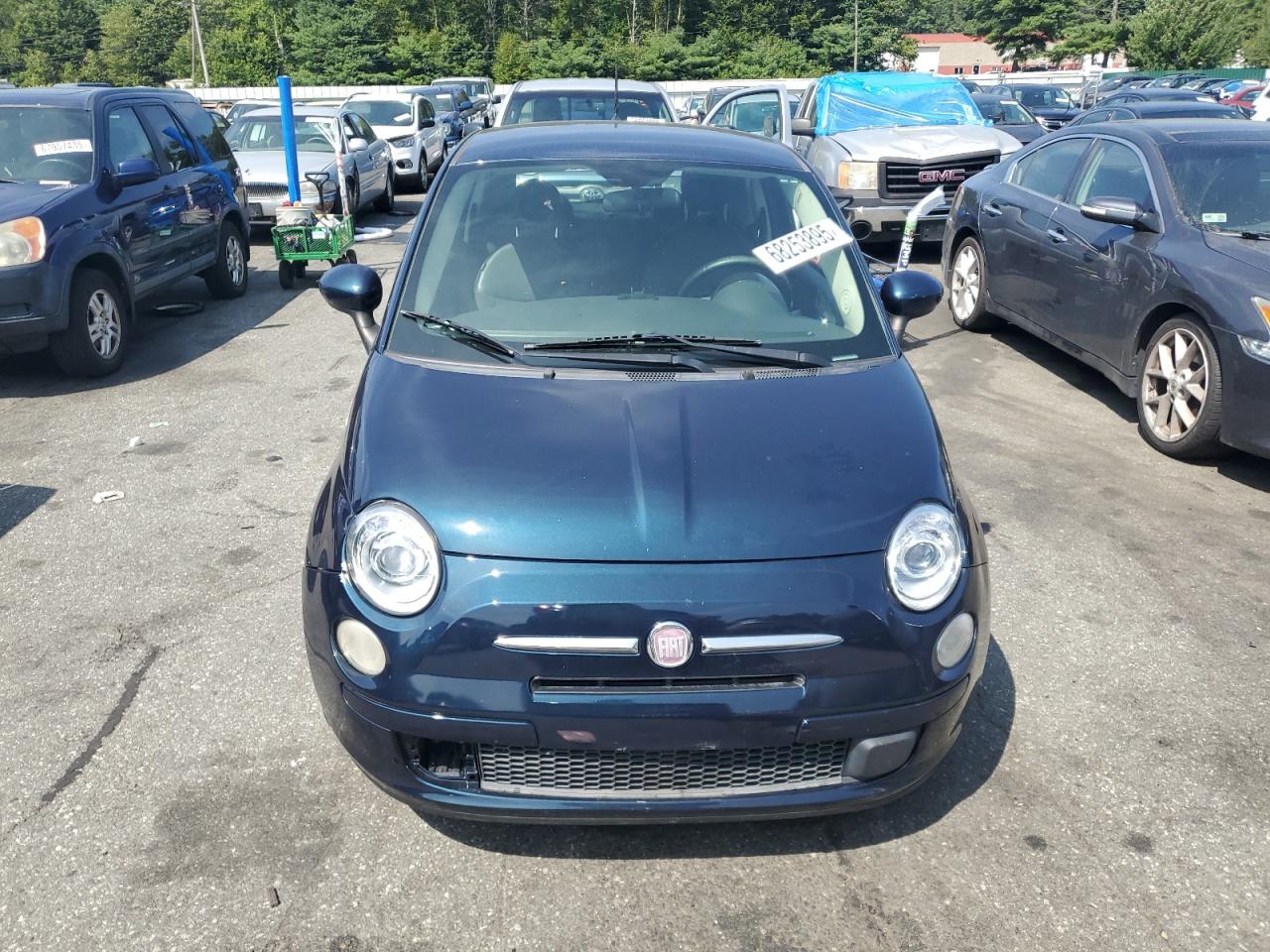 2015 Fiat 500 Pop   Blue vin: 3C3CFFAR2FT570366