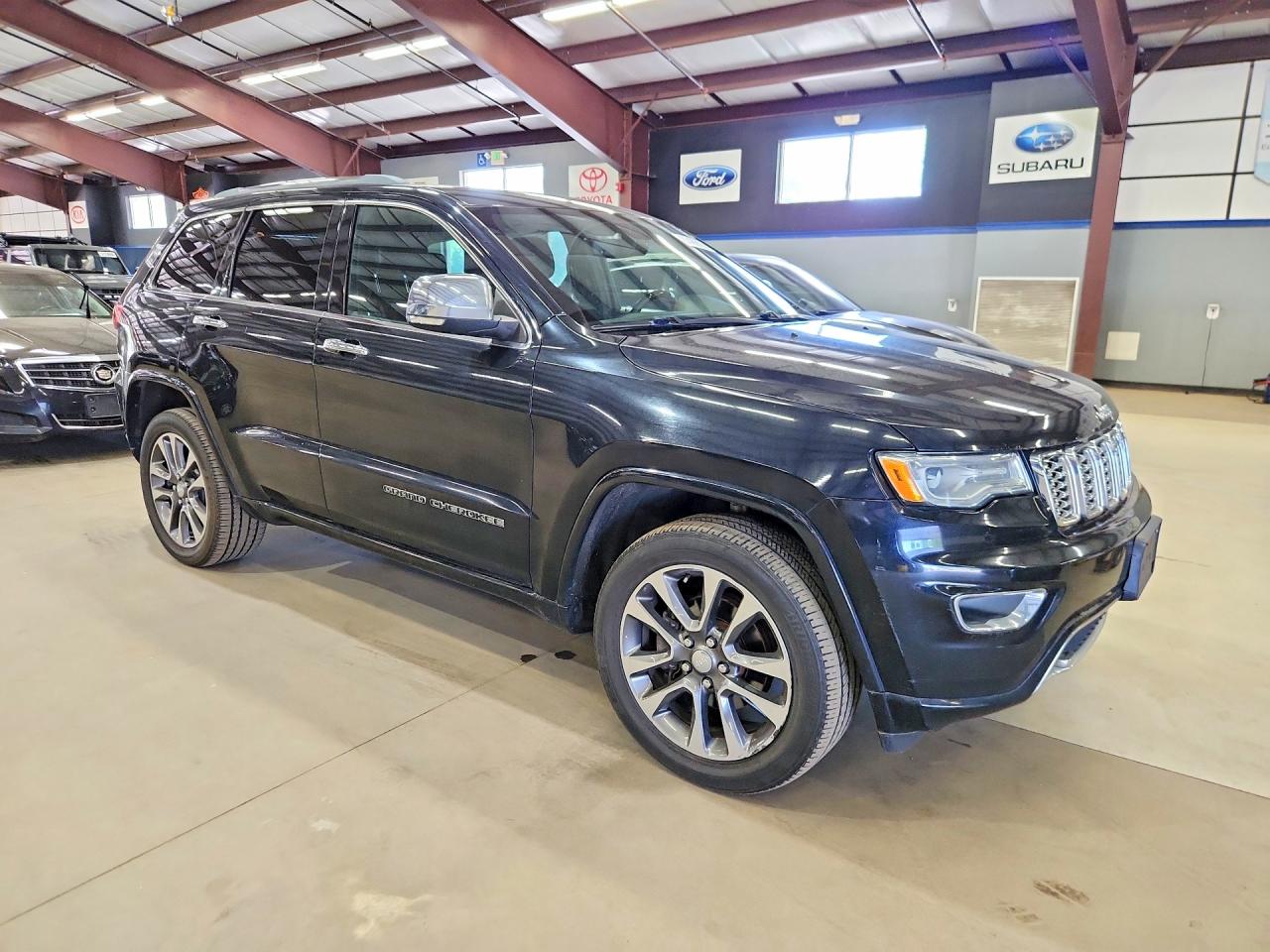 2018 Jeep Grand Cherokee Overland Black vin: 1C4RJFCG3JC387871