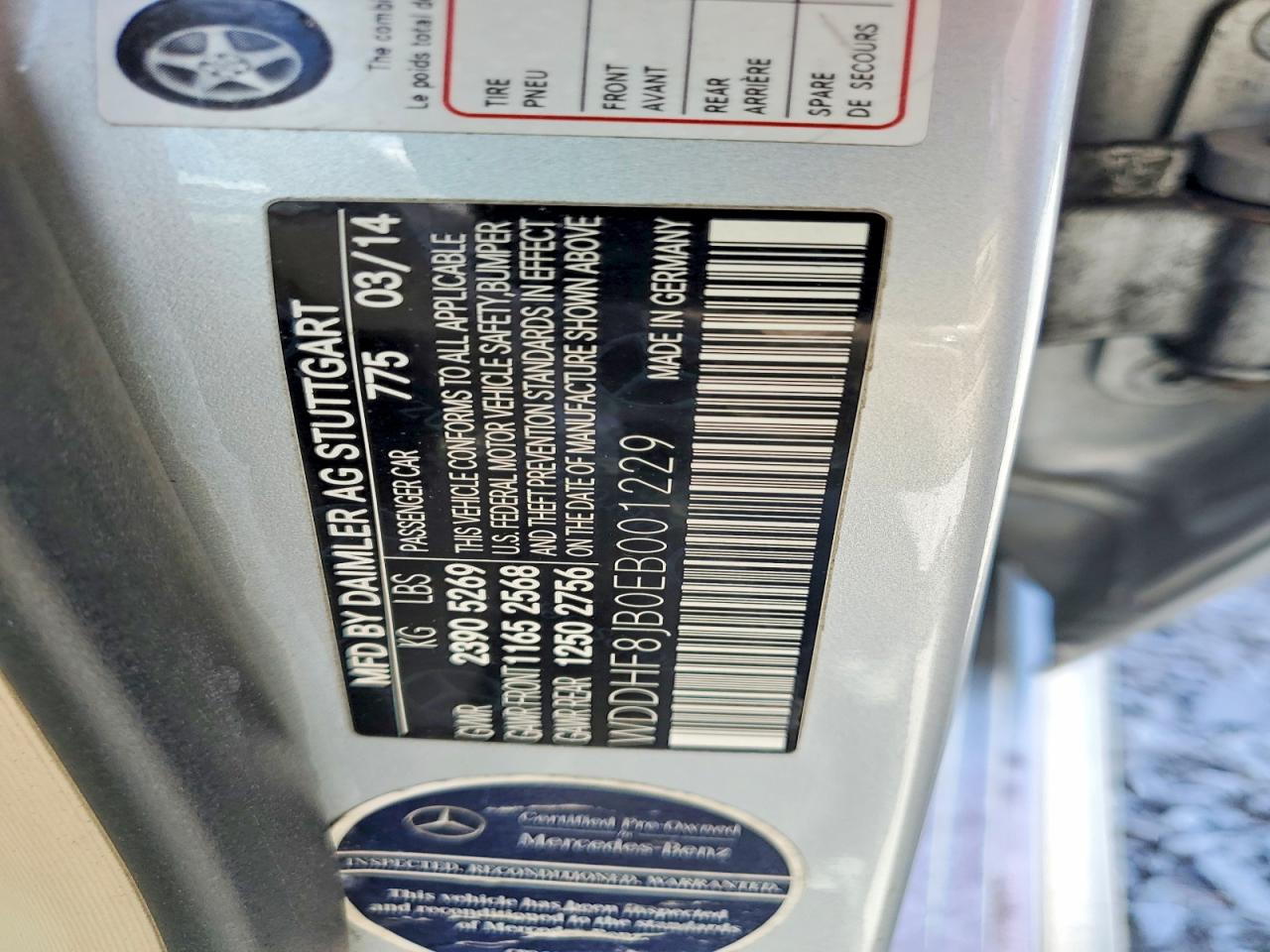 2014 Mercedes-benz E 350 4matic Silver vin: WDDHF8JB0EB001229