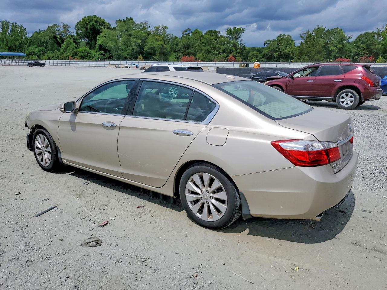 2013 Honda Accord Exl Tan vin: 1HGCR3F82DA021547