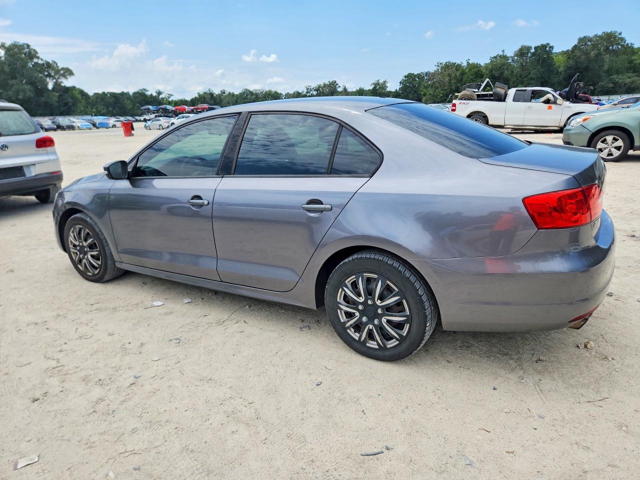 2012 Volkswagen Jetta Se Gray vin: 3VWDP7AJ2CM002361