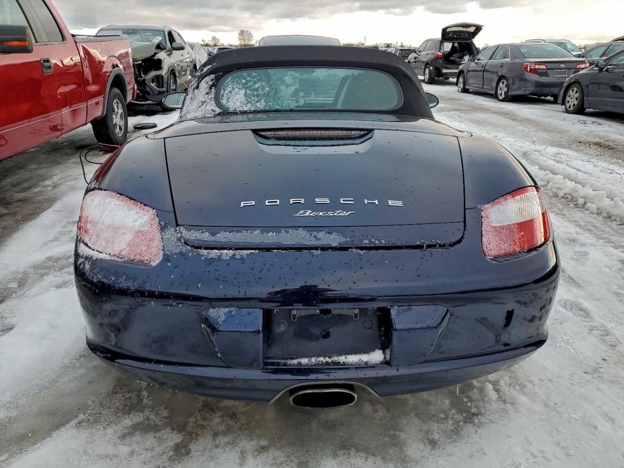 2005 Porsche Boxster Синий vin: WP0CA29895S710153