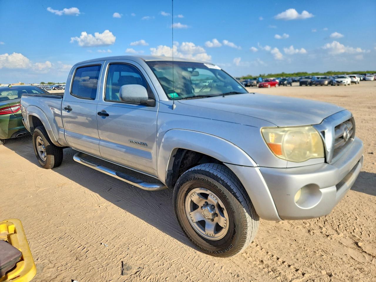2005 Toyota Tacoma Double Cab Prerunner Long Bed Silver vin: 5TEKU72N25Z097885