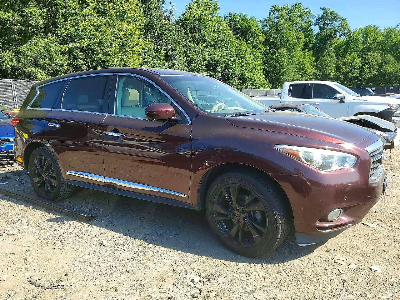 2013 Infiniti Jx35 Base Maroon vin: 5N1AL0MM3DC309860