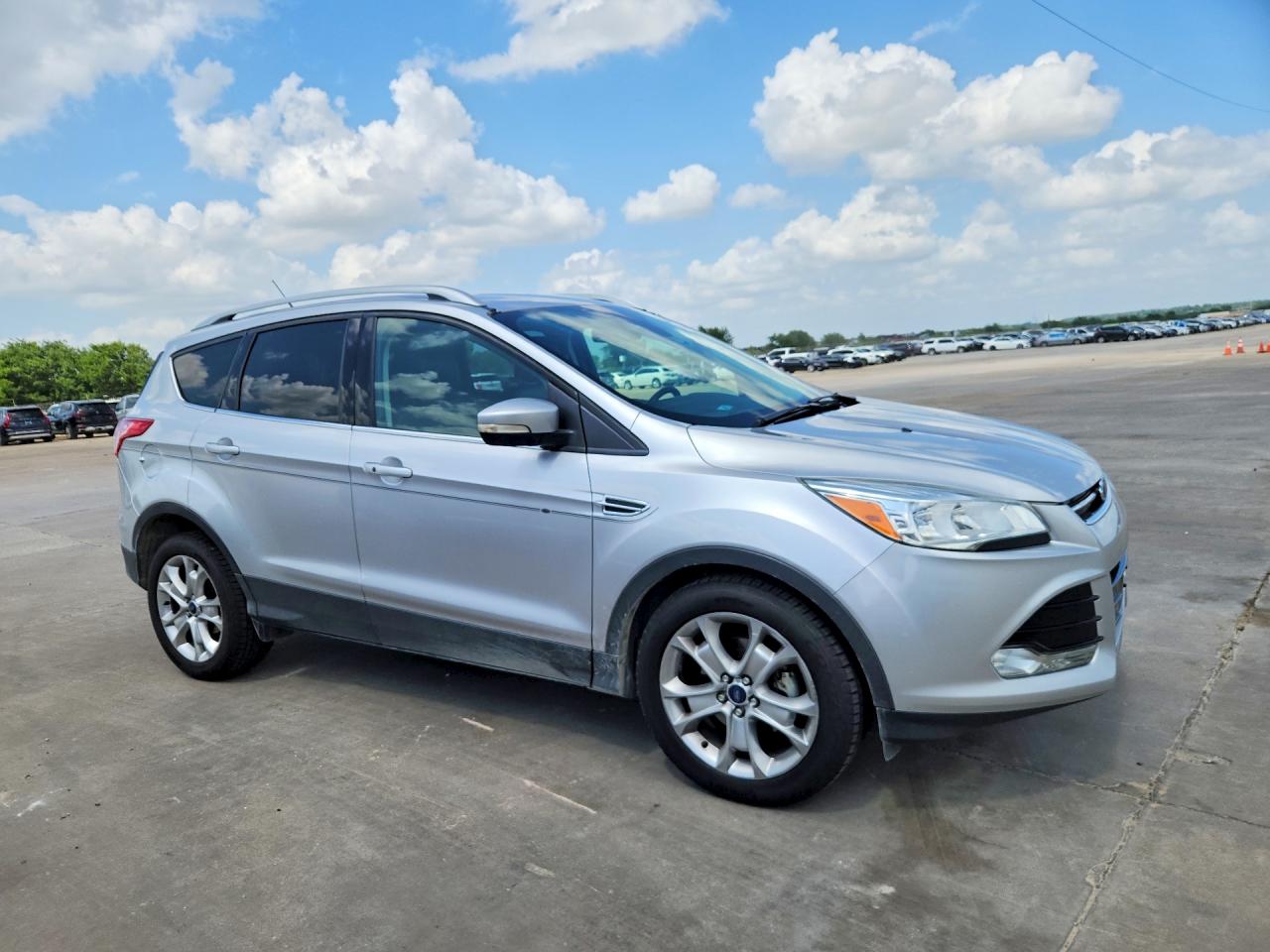 2015 Ford Escape Titanium Silver vin: 1FMCU0JX0FUB93616