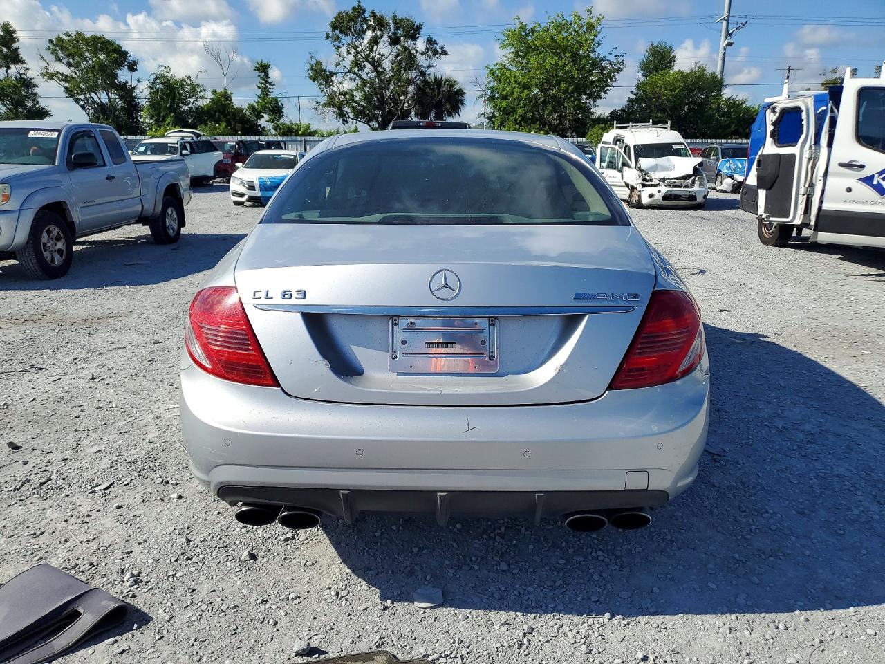 2008 Mercedes-benz Cl 63 Amg Silver vin: WDDEJ77X48A013277