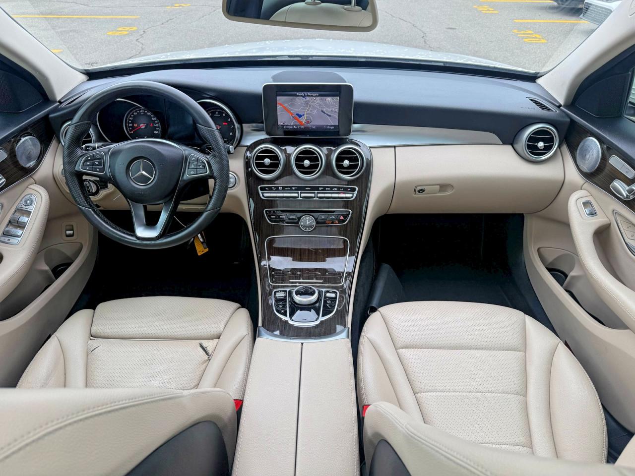 2017 Mercedes-benz C 300 4matic White vin: 55SWF4KB7HU198313