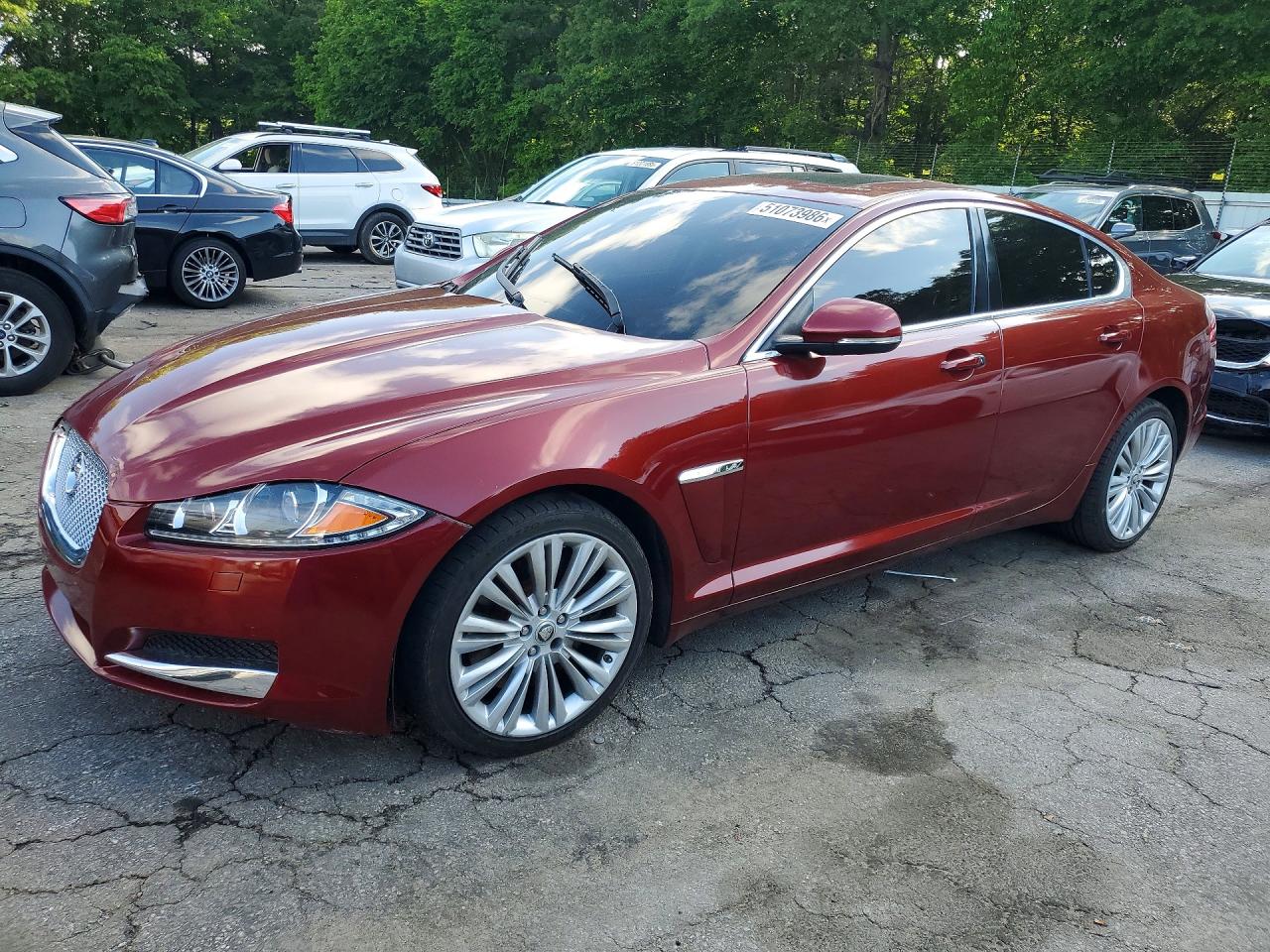 2012 Jaguar Xf Portfolio Red vin: SAJWA0HBXCLS43400