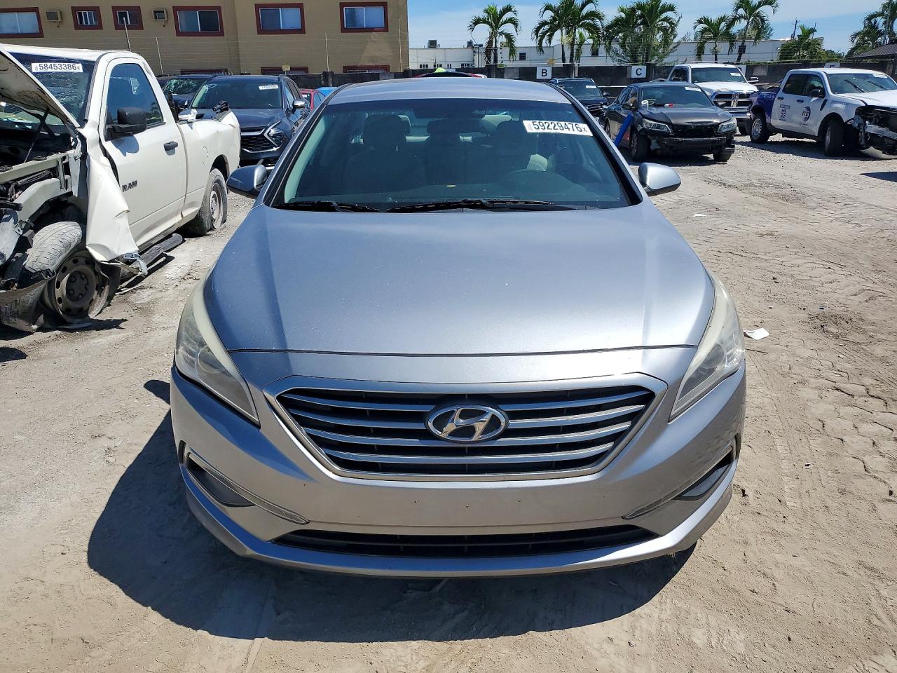 2015 Hyundai Sonata Se Gray vin: 5NPE24AF9FH026411
