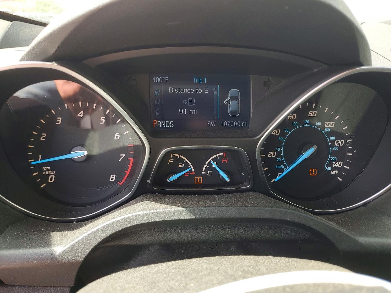 2014 Ford Escape Se Orange vin: 1FMCU0GX7EUD57885