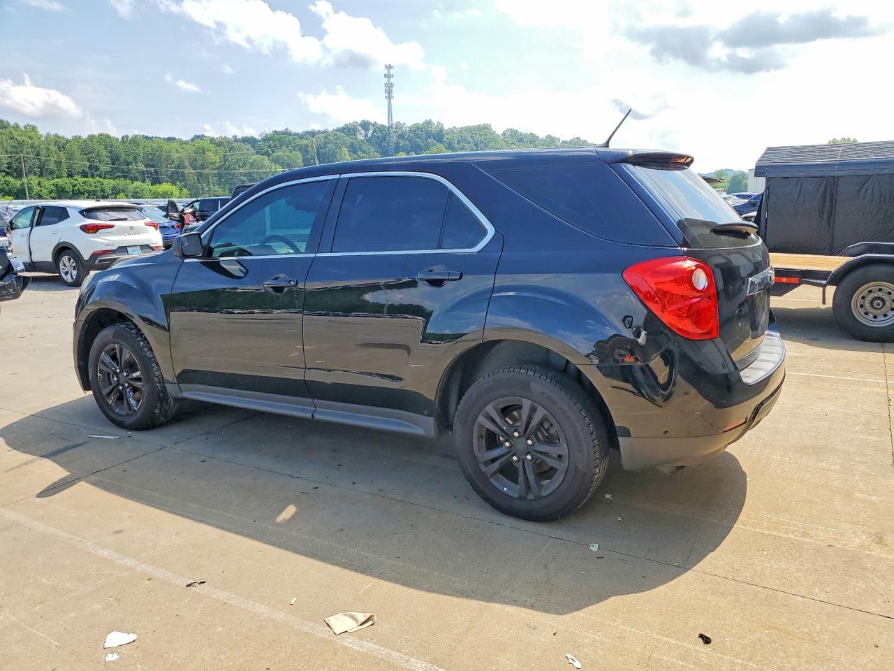 2014 Chevrolet Equinox Ls Black vin: 2GNALAEK8E6187781