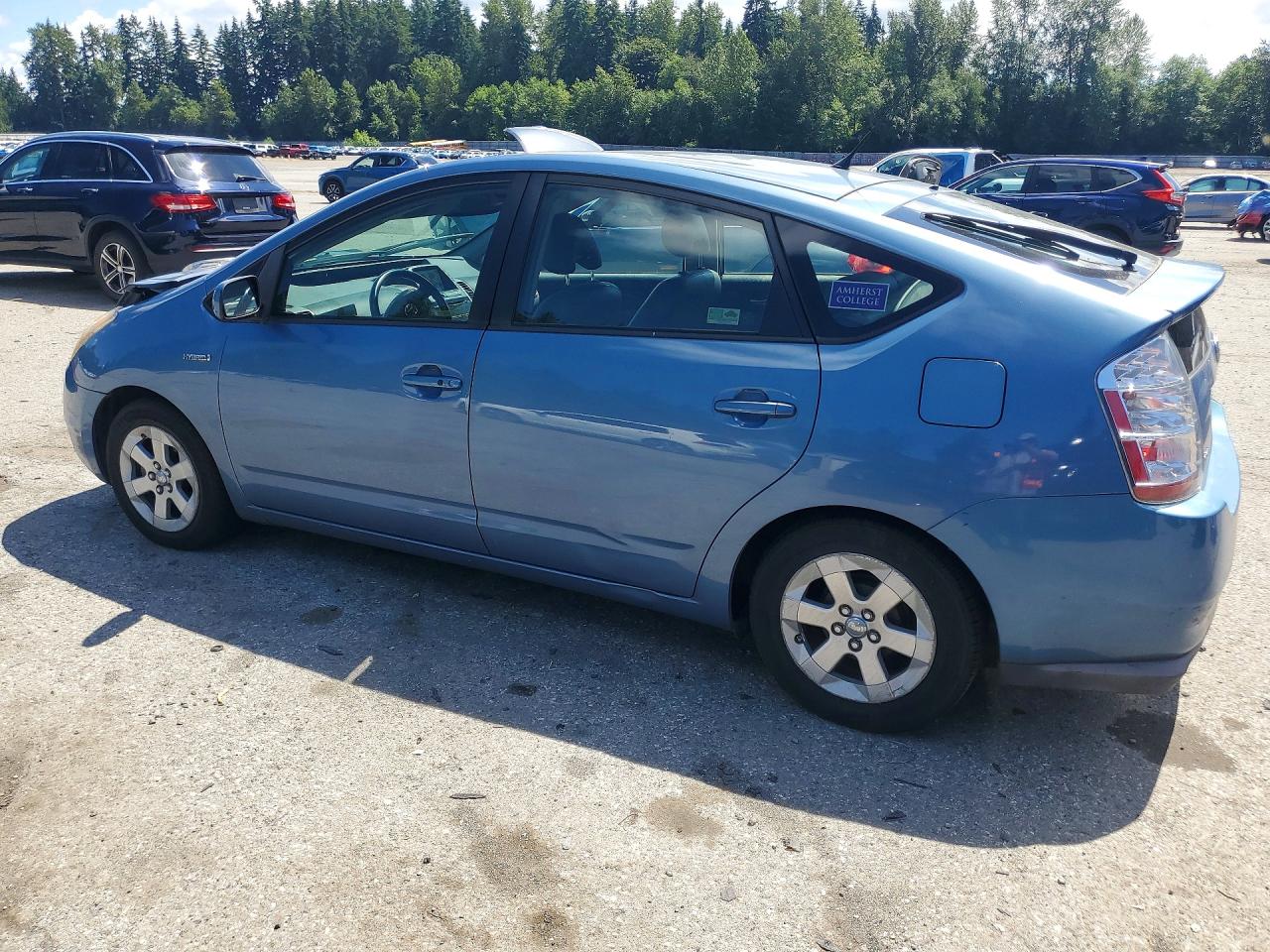 2009 Toyota Prius Base Blue vin: JTDKB20U397868757
