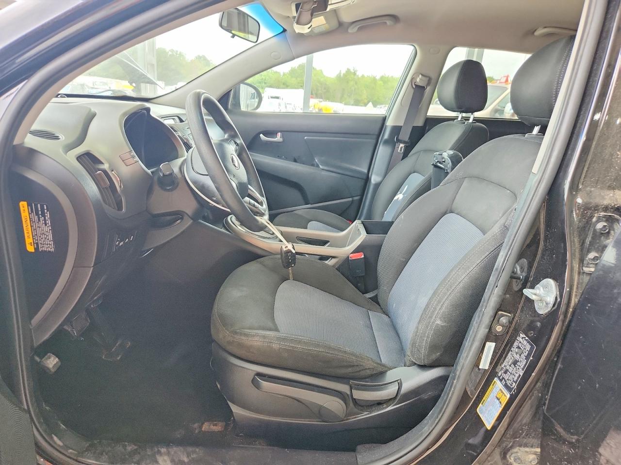 2014 Kia Sportage Lx Black vin: KNDPBCAC0E7642624