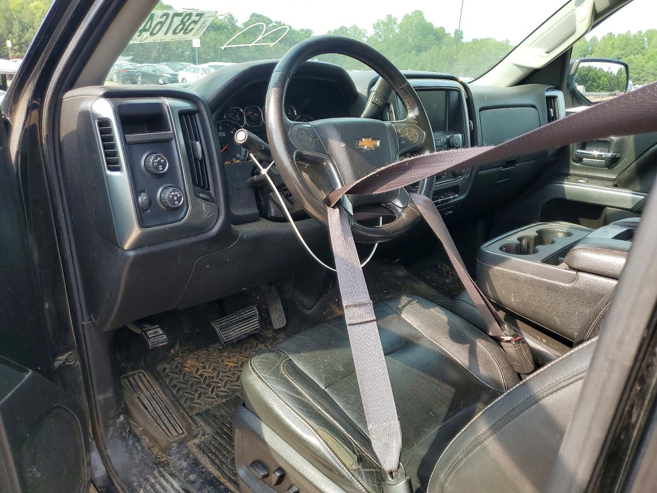 2015 Chevrolet Silverado K1500 Lt Black vin: 1GCVKREC9FZ241650