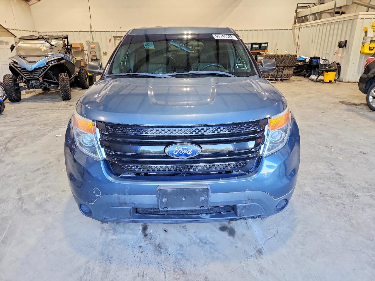 2013 Ford Explorer Police Interceptor Синий vin: 1FM5K8AR4DGC87850