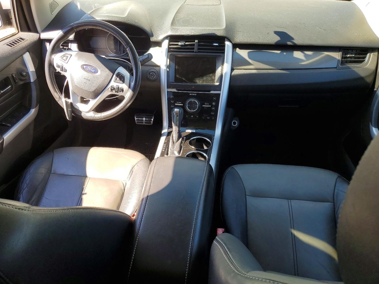 2013 Ford Edge Sport White vin: 2FMDK4AK7DBE00396