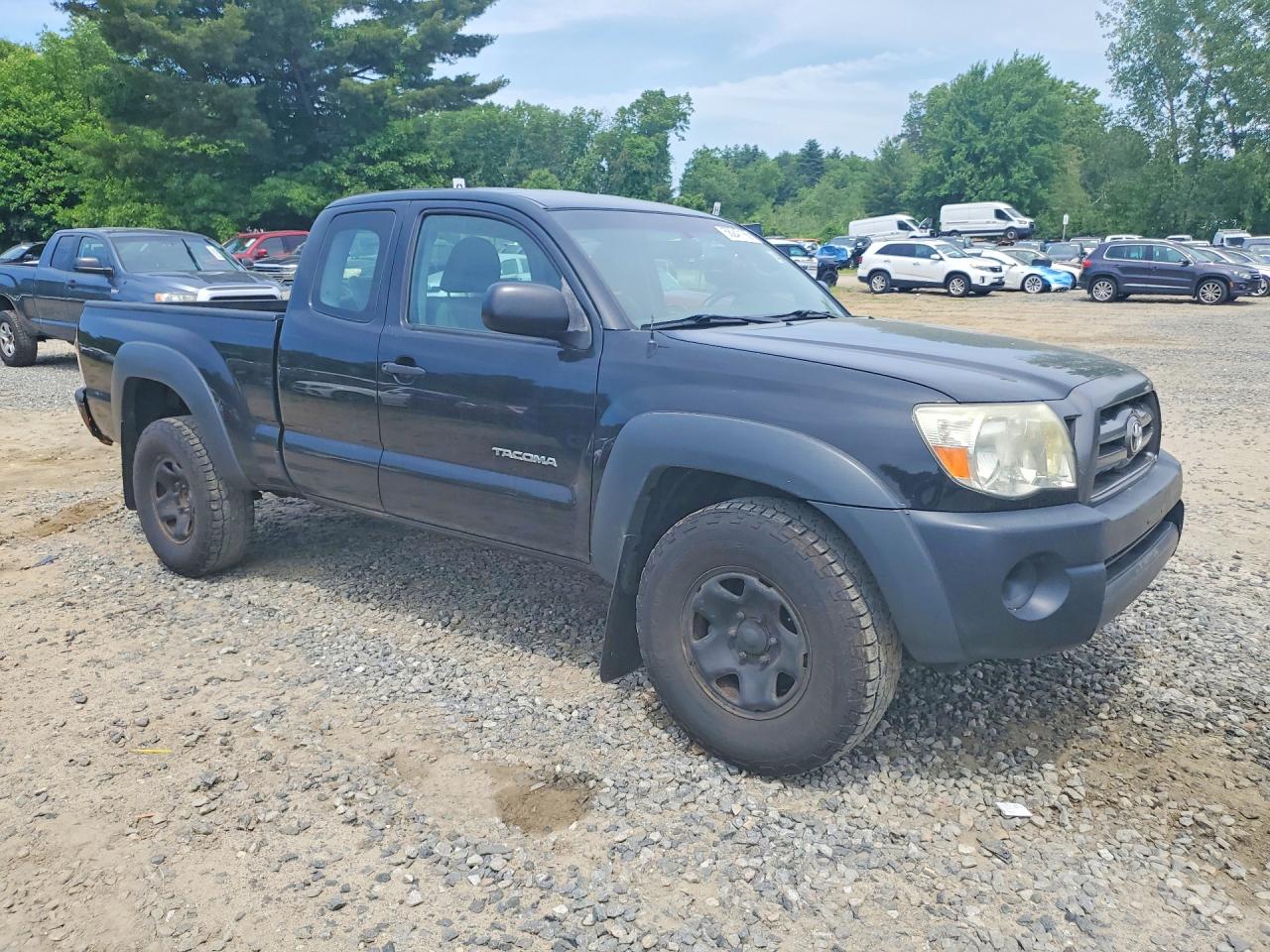 2010 Toyota Tacoma Access Cab Black vin: 5TEUU4EN8AZ697808