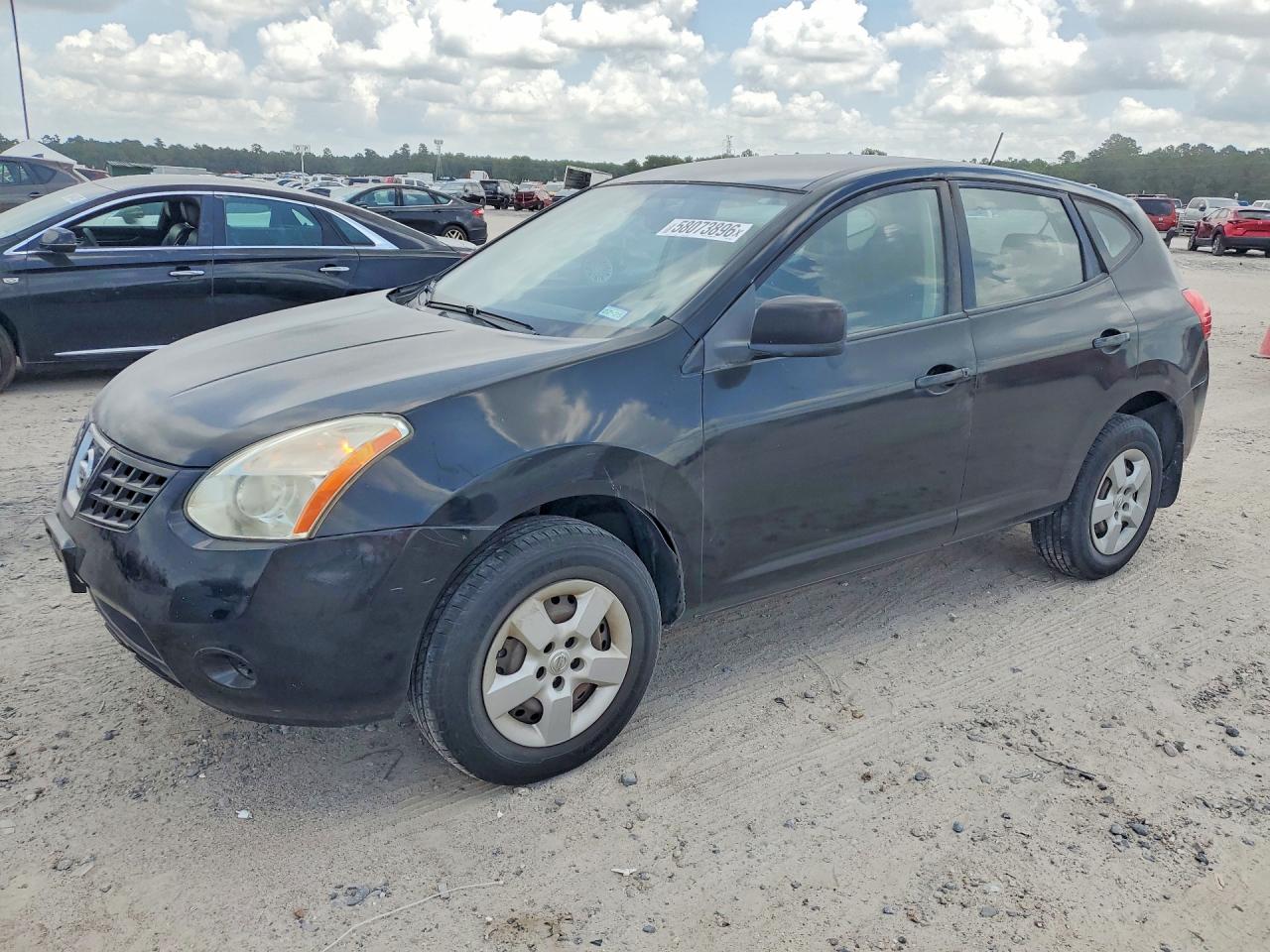 2009 Nissan Rogue S Black vin: JN8AS58V79W449010