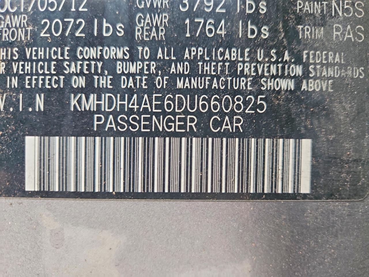 2013 Hyundai Elantra Gls Silver vin: KMHDH4AE6DU660825