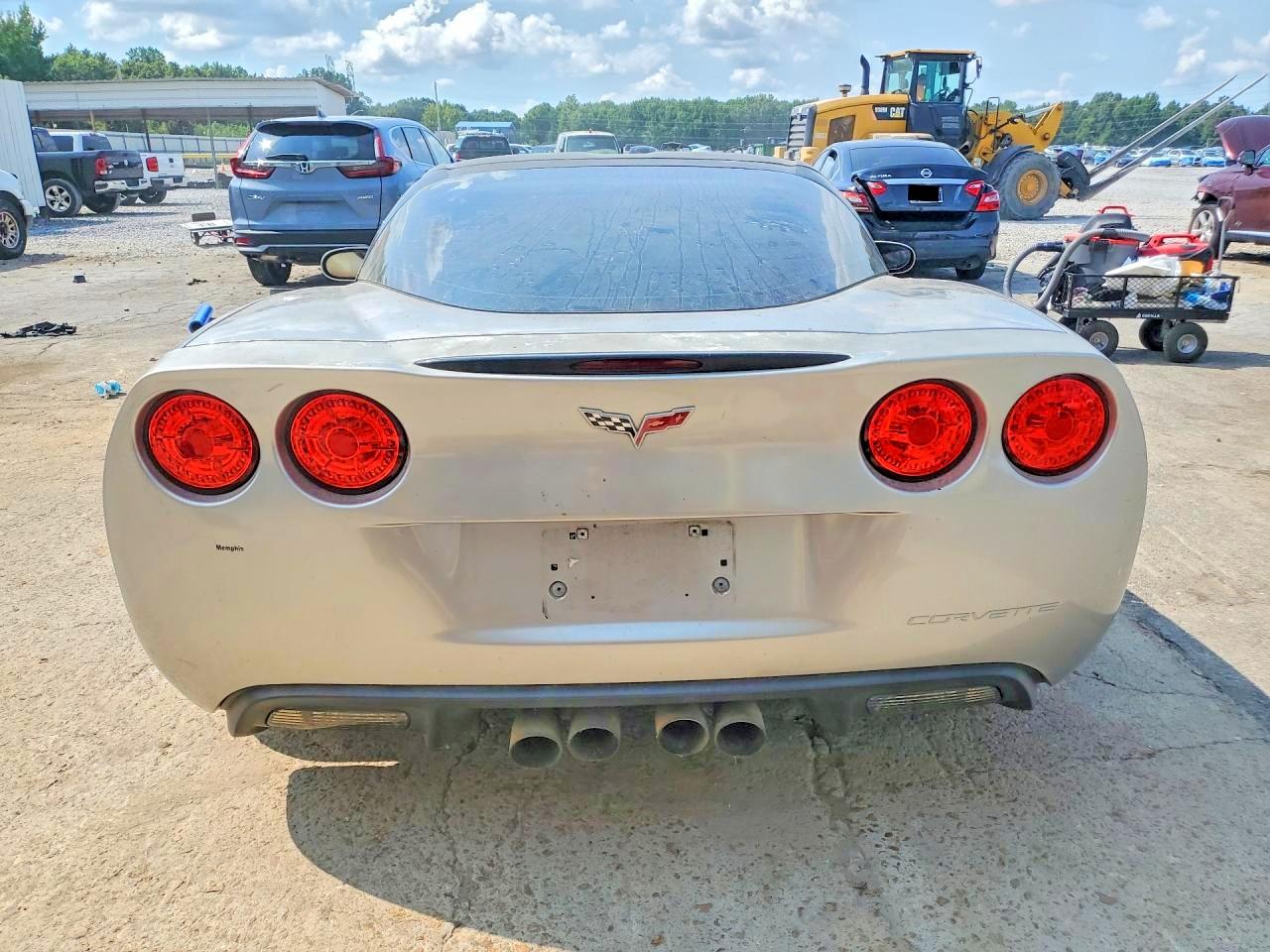 2008 Chevrolet Corvette Silver vin: 1G1YY26W985100138