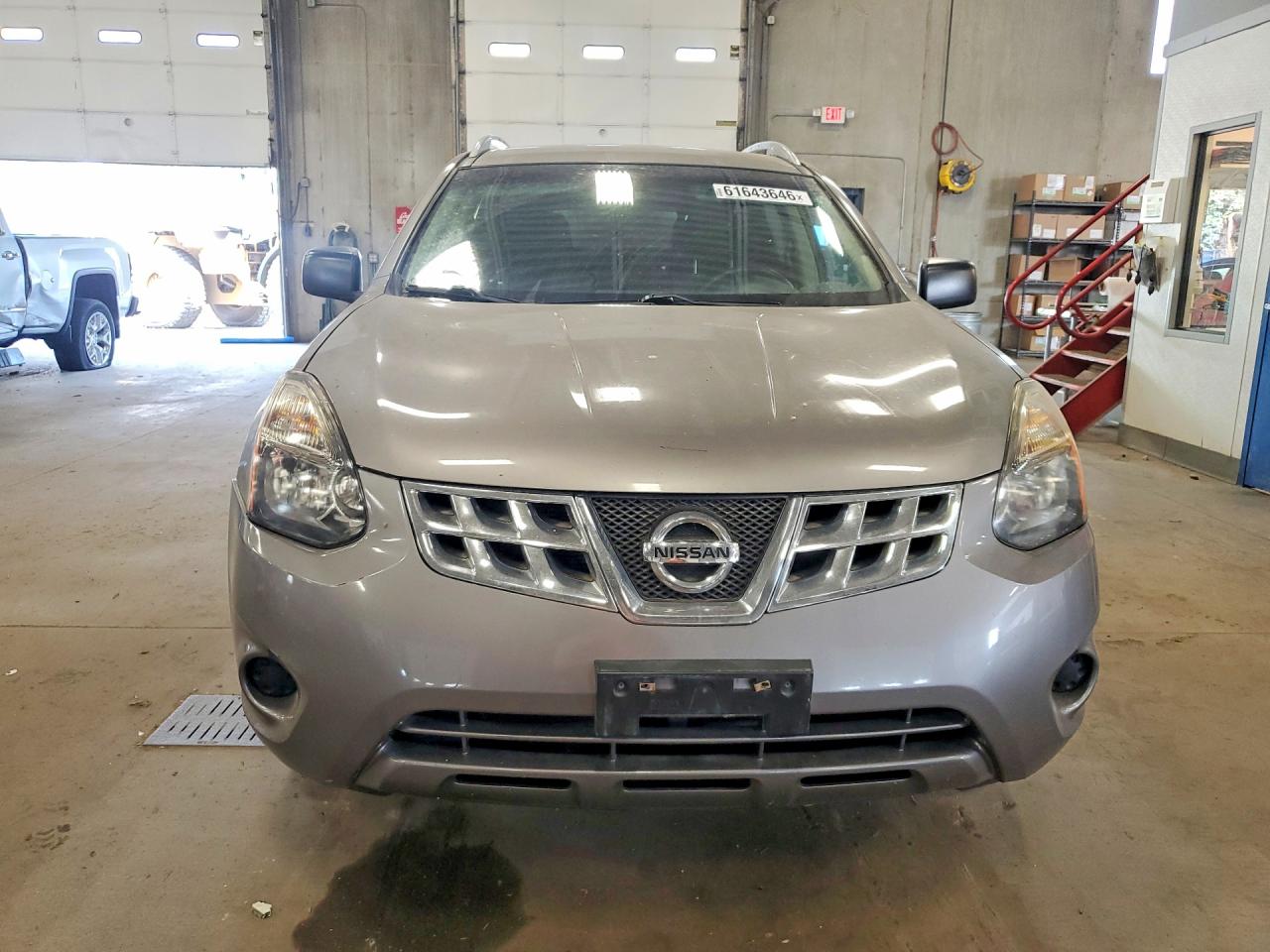 2015 Nissan Rogue Select S Gray vin: JN8AS5MV8FW262280