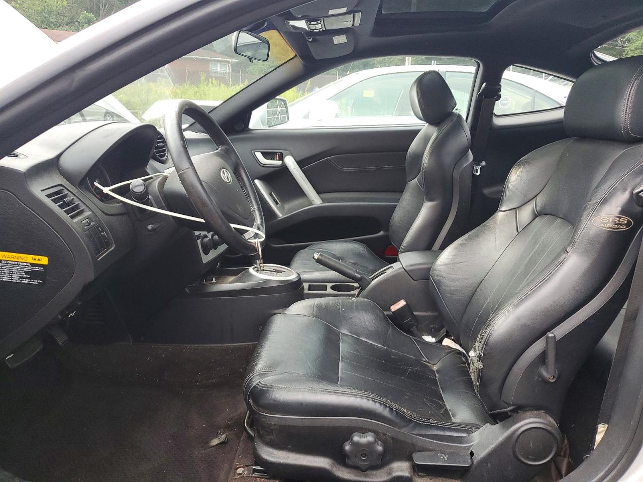 2003 Hyundai Tiburon Gt V6 Silver vin: KMHHN65F33U013208