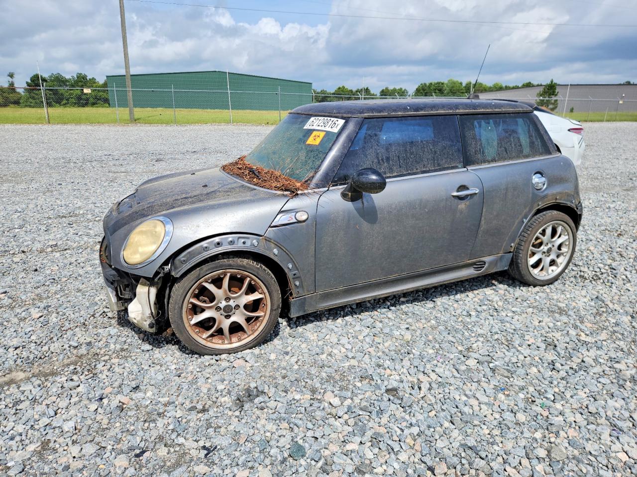 2010 Mini Cooper S Gray vin: WMWMF7C56ATX42433