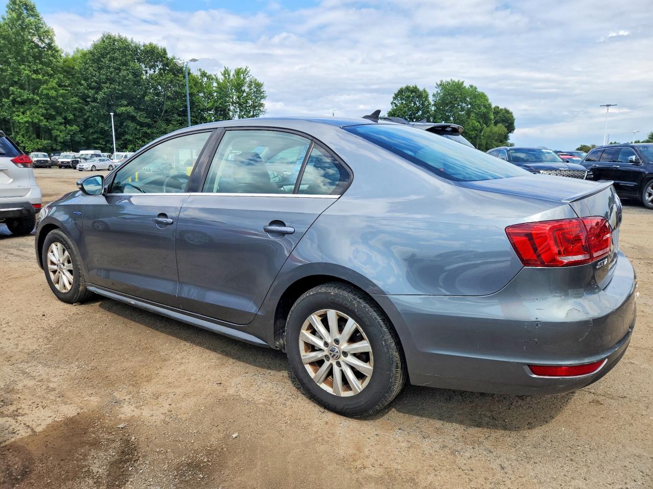 2013 Volkswagen Jetta Hybrid Gray vin: 3VW637AJ8DM263208