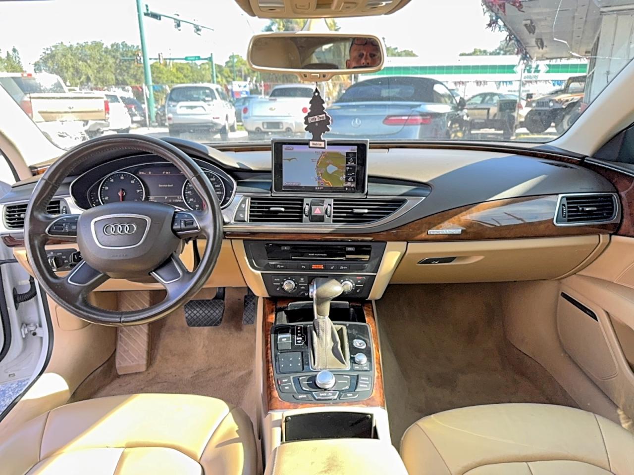 2014 Audi A7 Premium Plus White vin: WAUWGAFC1EN030242