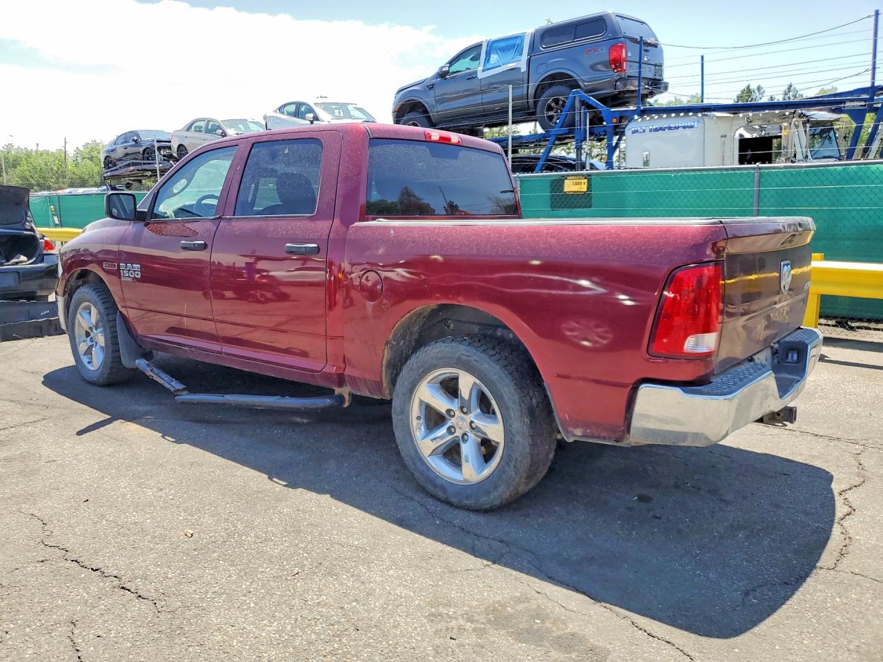 2019 Ram 1500 Classic Tradesman Burgundy vin: 1C6RR7KM7KS724871