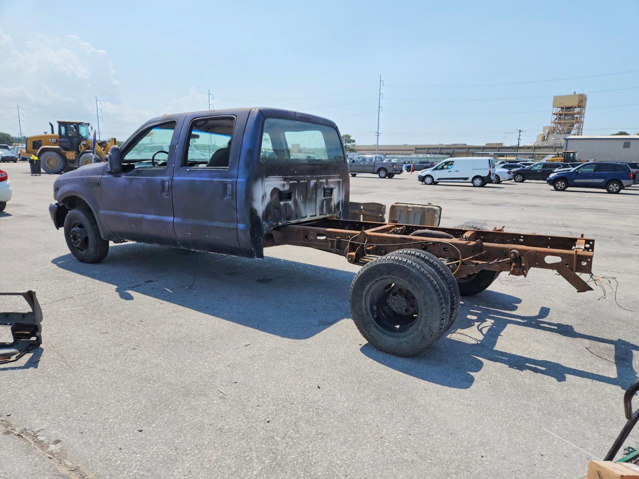 2002 Ford F350 Super Duty Blue vin: 1FDWW36S12EC02298