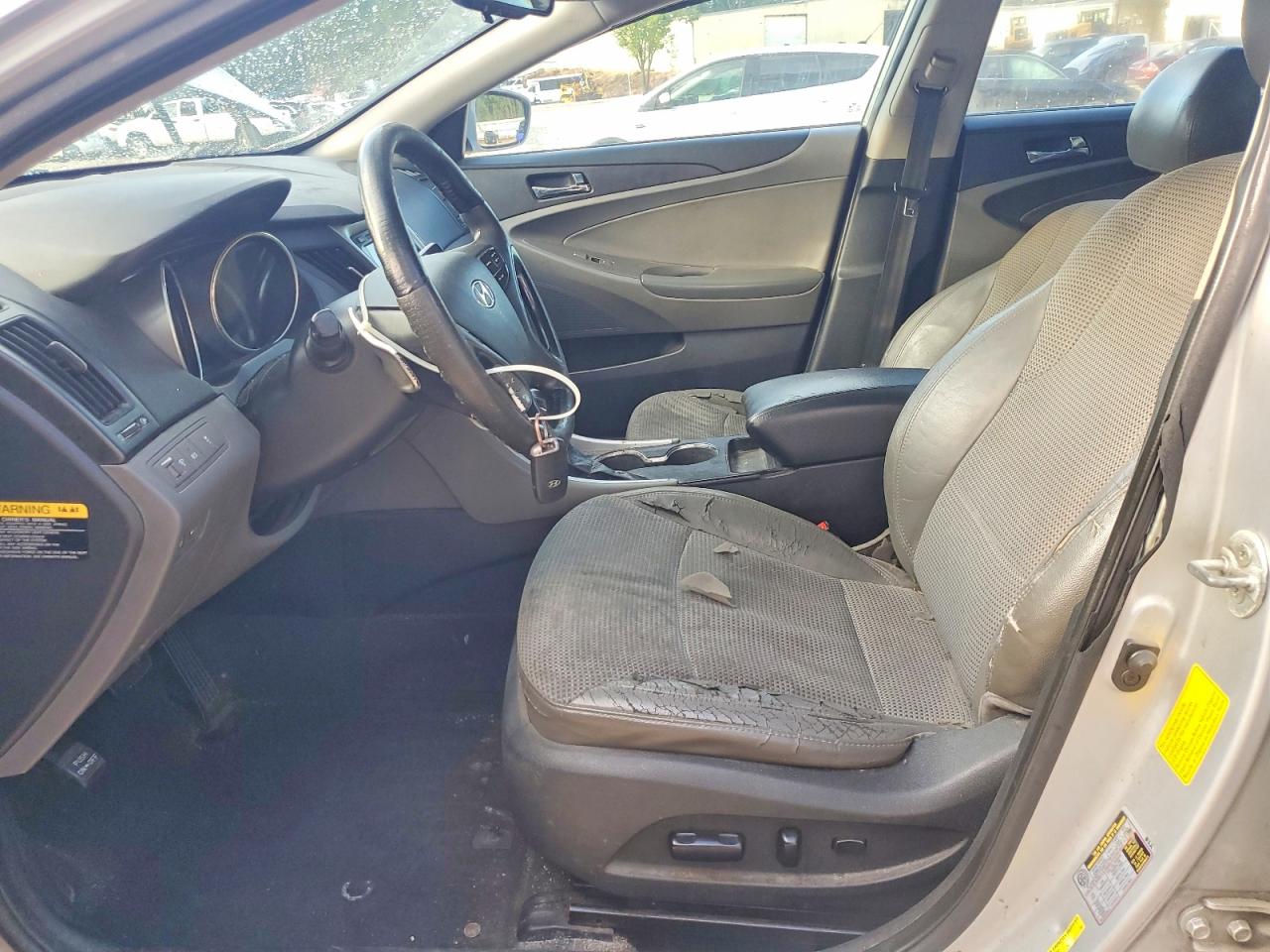 2012 Hyundai Sonata Se 2.0t Silver vin: 5NPEC4ABXCH423731