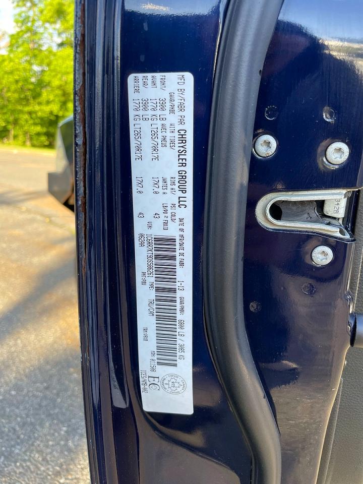 2013 Ram 1500 St Blue vin: 1C6RR7KT9DS586261