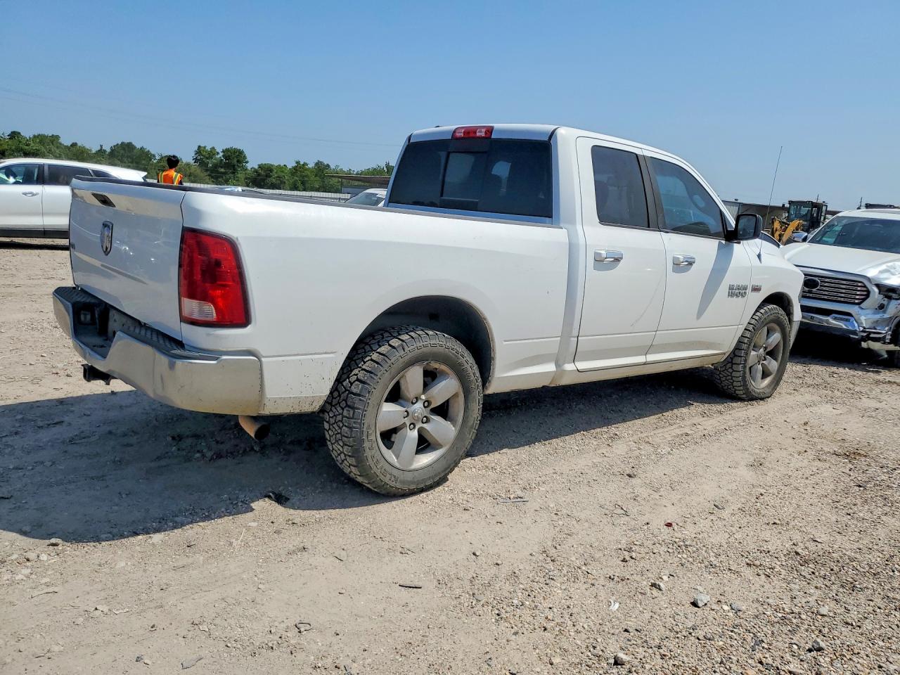 2014 Ram 1500 Slt White vin: 1C6RR7GT9ES149970