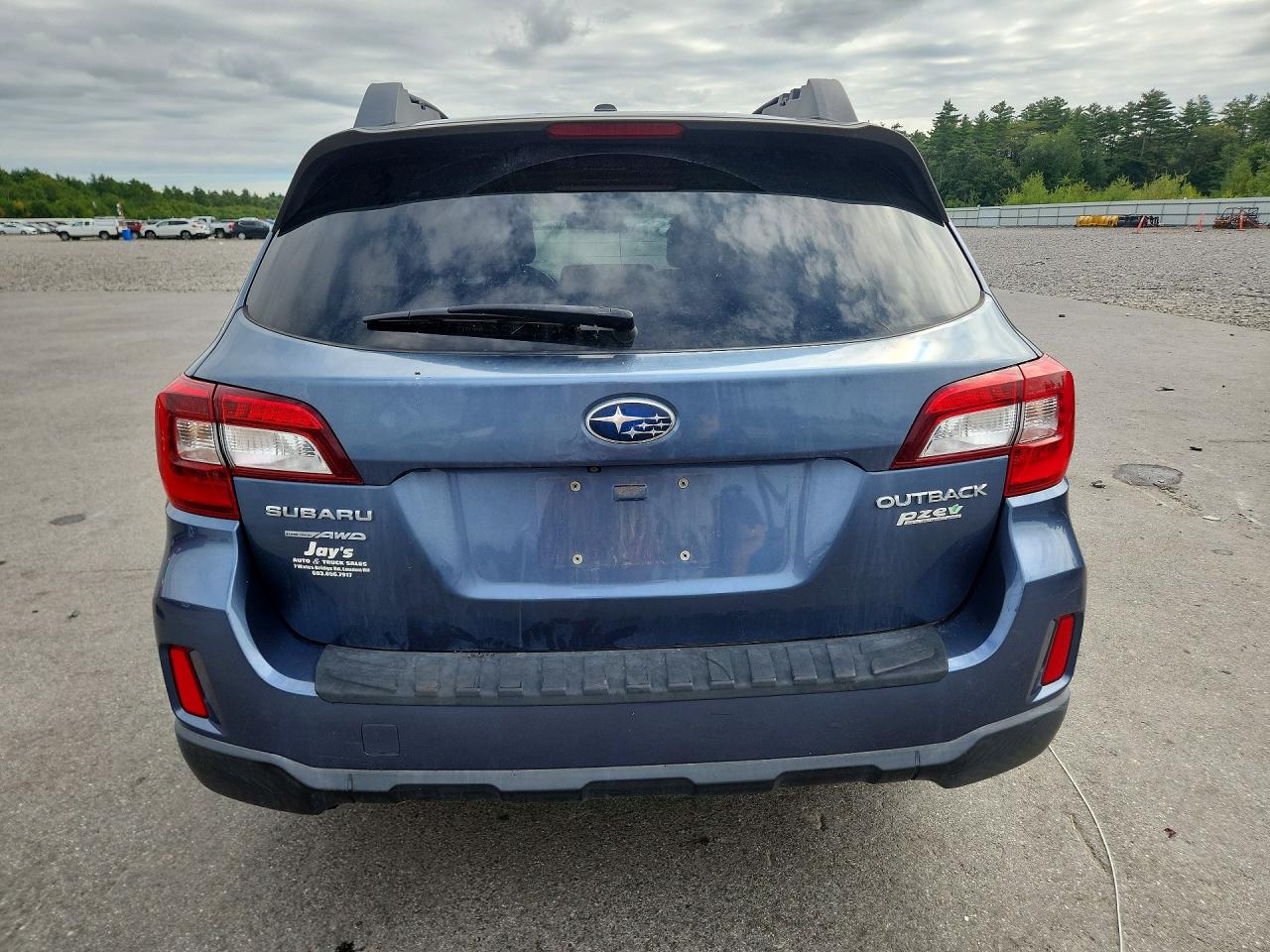 2015 Subaru Outback 2.5i Premium Blue vin: 4S4BSAHC5F3298569